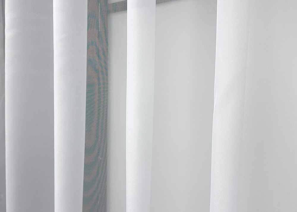 Кухонная тюль арка с ламбрекеном VR-Textil № 025к белый с графитовым 280х170 см (52-0430) Киев - изображение 9