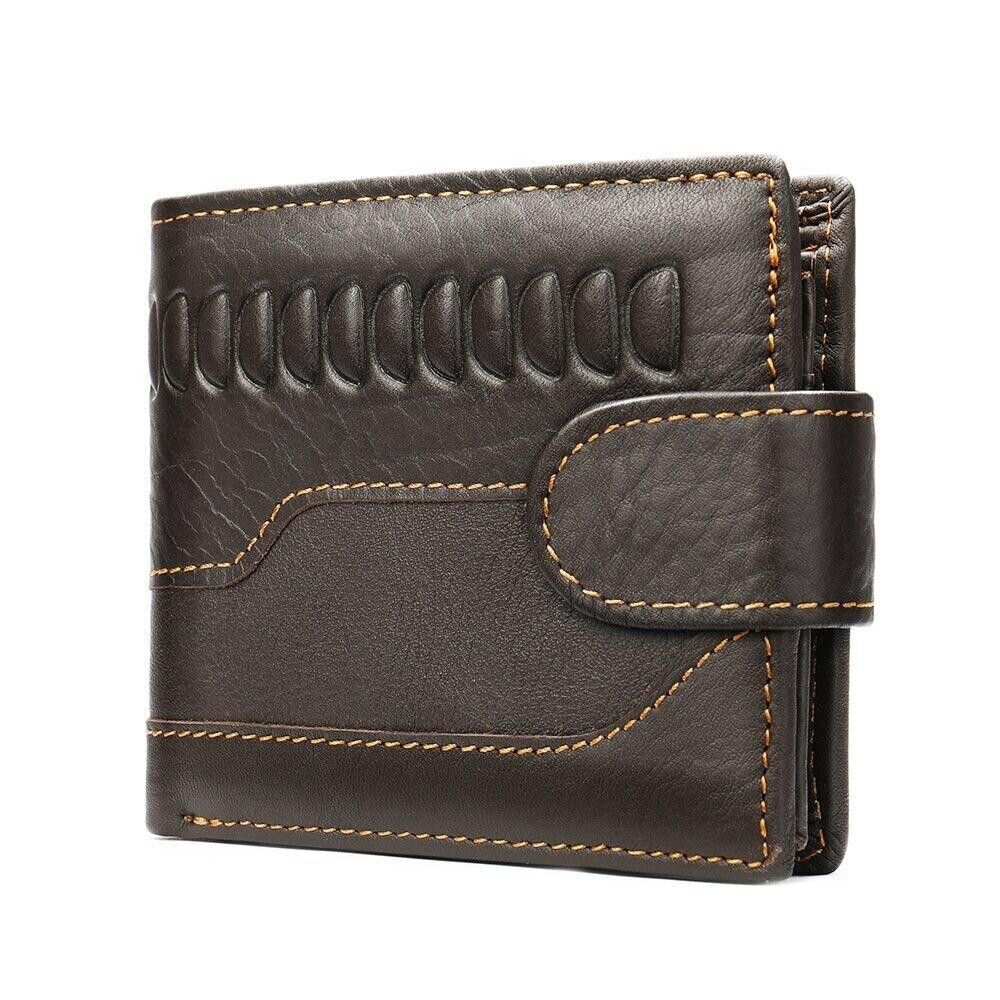 Чоловічий гаманець з тисненням 20233 Vintage Коричневий Київ - фото 2