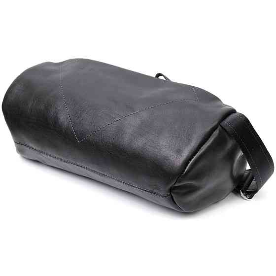 Оригінальна сумка через плече з натуральної шкіри GRANDE PELLE 11649 Чорна Київ