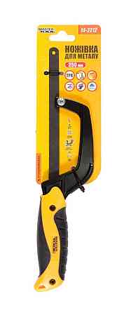 Ножівка-ручка для металу MASTERTOOL 250 мм, двокомпонентна ручка, flex полотно 12,5 мм 24TPI 14-2212 Рівне