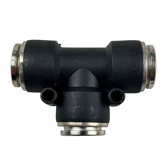 Аварійне метал+пластик трійник 14x14x14 з'єднання Мукачево