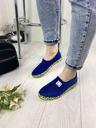 Bona Сліпони жіночі Bona MB-501 сині (літо, тканина) (1355) 36-39 Коломыя