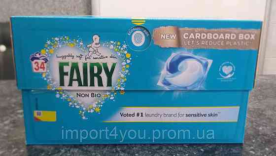 Капсулі для прання Fairy Non Bio PODS 34 шт. 