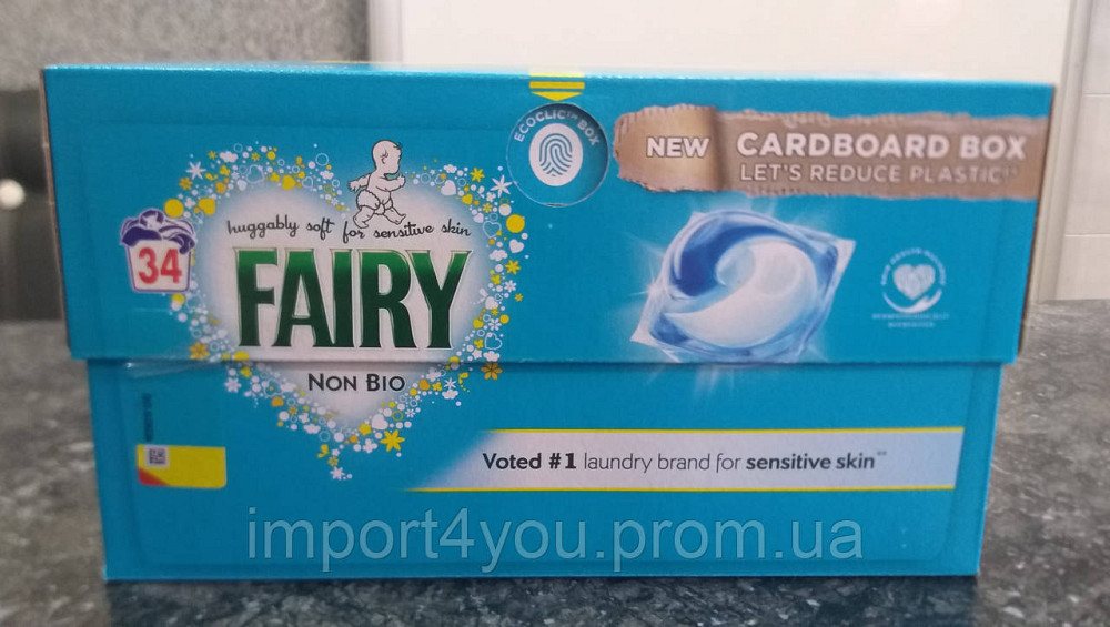 Капсули для прання Fairy Non Bio PODS 58 шт. Харків - фото 1