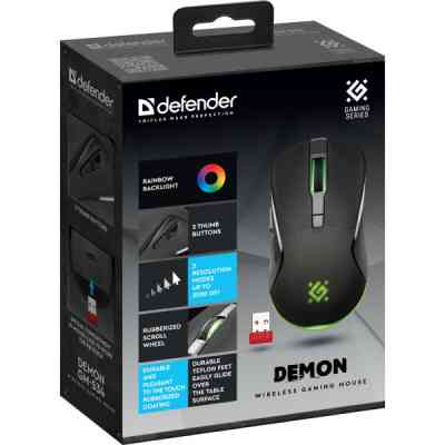 Мышка Defender Demon GM534 Wireless Black (52534) Винница