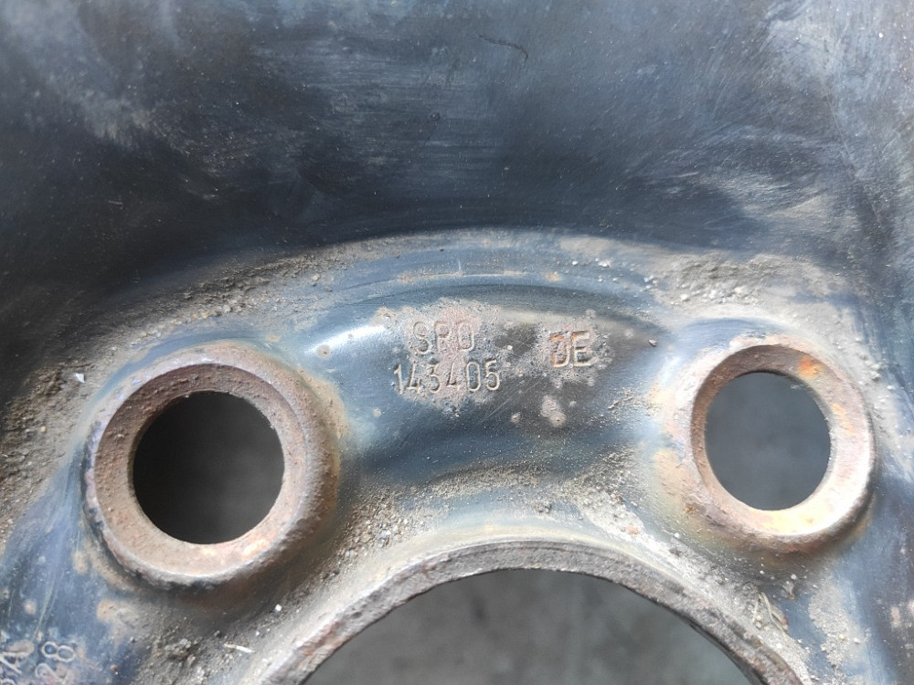 Диск колесний металевий R14 Skoda Fabia (KBA 43928) Ковель - фото 5