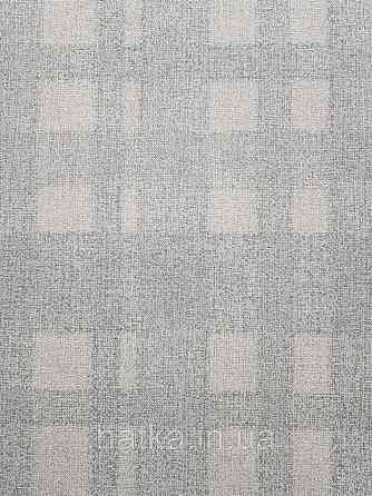 Шпалери вінілові на флізелін гарячого тиснення Marburg Natural vibes метрові клітка під тканину бірюзові Київ