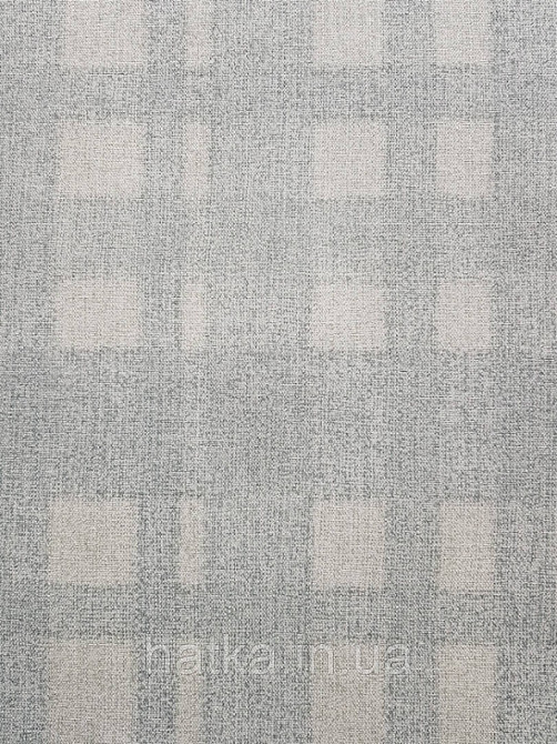 Шпалери вінілові на флізелін гарячого тиснення Marburg Natural vibes метрові клітка під тканину бірюзові Київ - фото 1