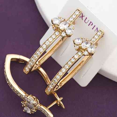 Серьги Xuping под золото Киев