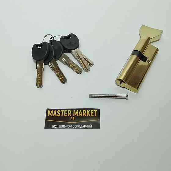 Циліндр Imperial СК-80 (30С/50) латунь ручка Харків