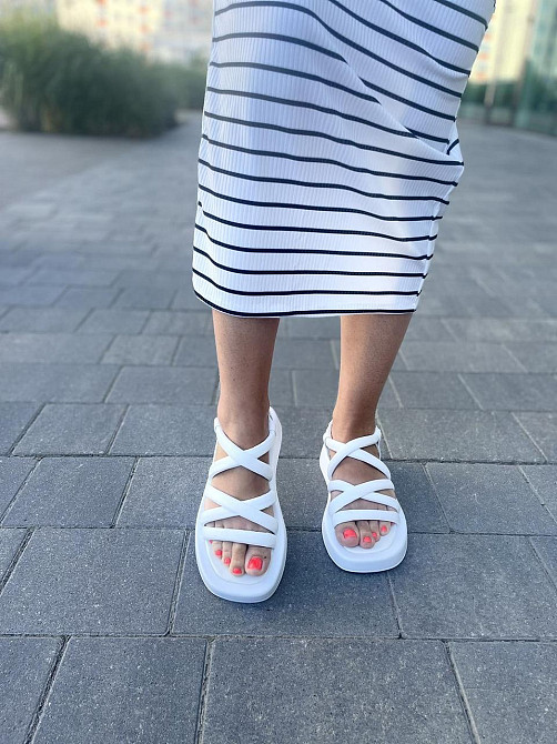 ALVISTA Босоніжки жіночі ALVISTA Б-041 білі (літо, шкіра натуральна) (5257) Коломия - фото 8