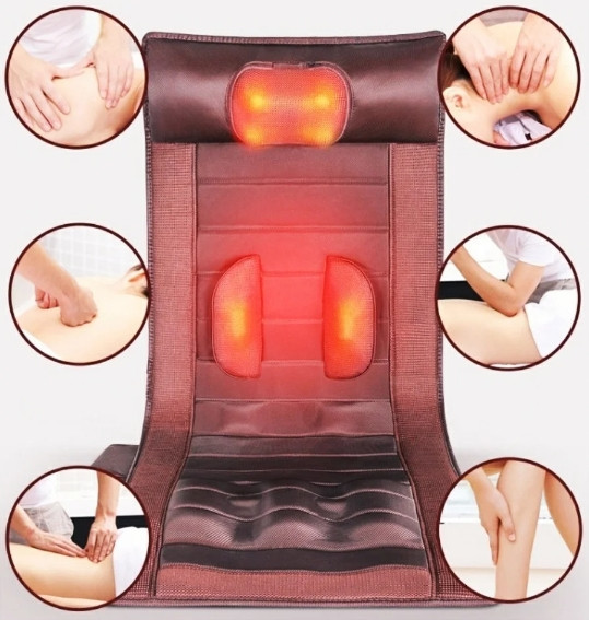 Масажна накидка матрац Benbo AM-311 (AM-301А) Масаж шиї і всього тіла з підігрівом Вінниця - фото 3