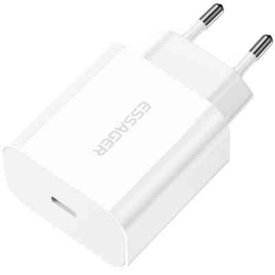 Зарядное устройство Essager USB-C PD20W white (ECTC-FJB02-P) Винница