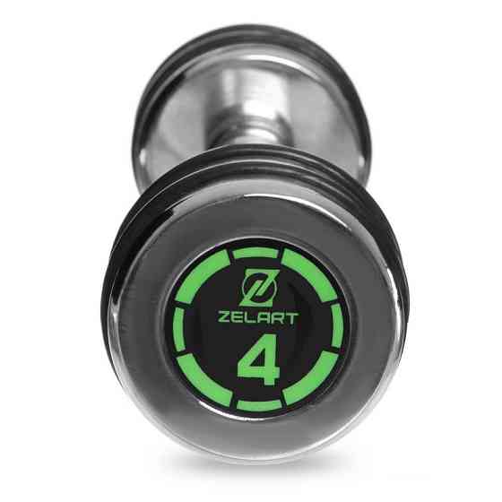 Гантель 4 кг хромированная Zelart-2622-4 Киев
