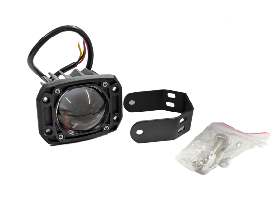 Светодиодная фара StarLight HP-GZD-266-01 ближний (белый + желтый), универсальная прямоугольная 12/24V Харьков