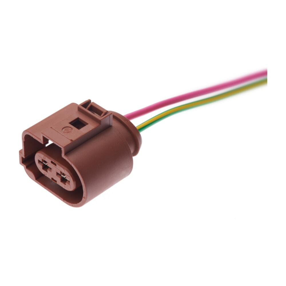 Разьем коннектор с проводом, 2-кон., Вентилятор Радиатора,  3B0973752A,  VAG Германия, Франция, Audi, Bugatti, Porsche, Seat, Киев - изображение 1