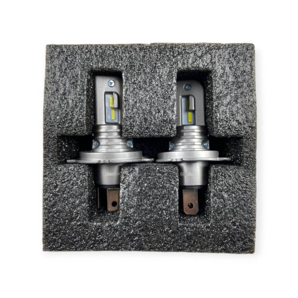 Автолампа H4 12V-24V G9 5500K 60W 12000L LED радіатор Мукачево - фото 5