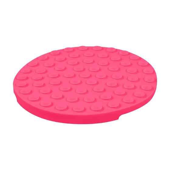 Коврик для слизивания и медленного питания WAUDOG Silicone, 211х211х30 мм, розовый Киев