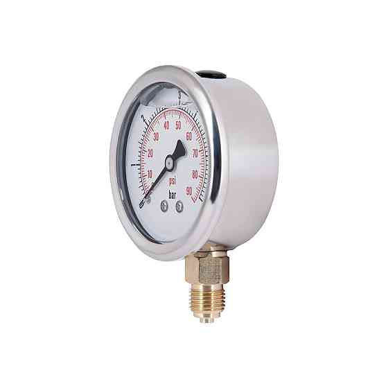 Манометр із гліцерином Thermo Alliance Forte 6 барів, 1/4"Н, нижнє під'єднання TAF170G6B Київ