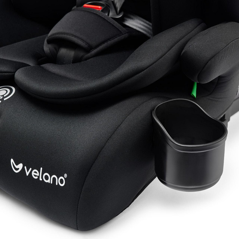 Автокрісло VELANO Flexo i-Size 76–150 см, ISOFIX + Top Tether/ремінь, black Київ - фото 7