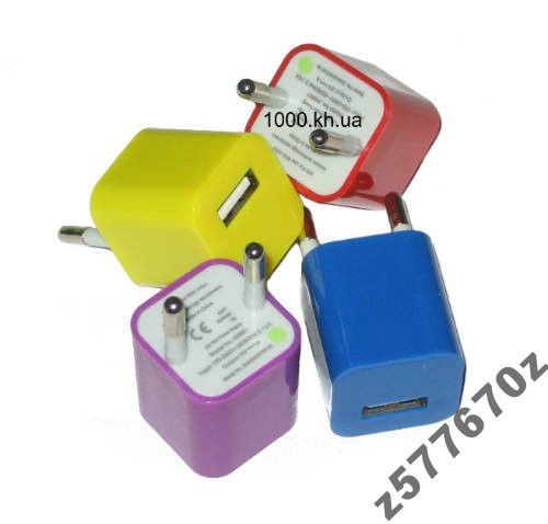 Мережевий зарядний пристрій USB 5 V 150mA Cube Полтава - фото 1