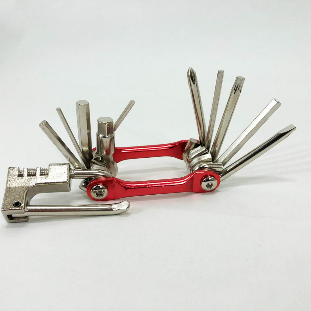 Багатофункціональний велосипедний ключ BG-2121 Мультитул 11 предметів ZW-11 Львів - фото 2