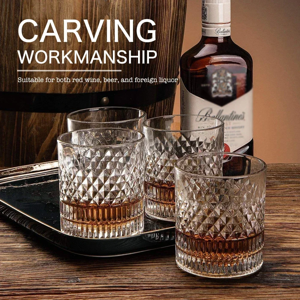 Набір склянок для віскі келихи Old Fashioned Rocks 335 мл (4 шт.) Вінниця - фото 10