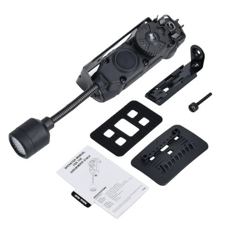 Ліхтар Sidewinder на шолом (білий + червоний + зелений + синій + ІЧ світло) картонна коробка Чорний Вінниця - фото 10