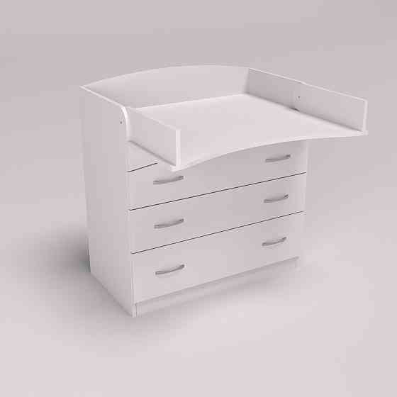 Комод пеленальний №2, Білий, 864/465/916 Львів