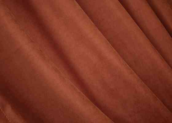 Комплект готових штор VR-Textil Нубук однотонний № 1512ш Теракотовий 200х290 см 2 шт (32-329) Київ