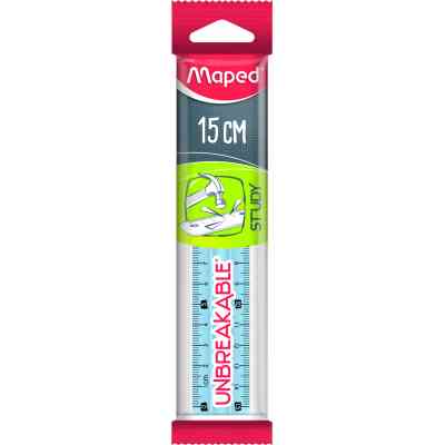 Лінійка Maped STUDY UNBREAKABLE, 15см (MP.245310) Вінниця