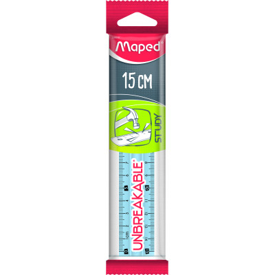 Линейка Maped STUDY UNBREAKABLE, 15см (MP.245310) Винница - изображение 1