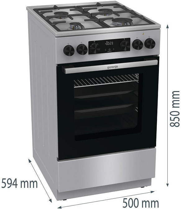 Плита Gorenje GKS5C70HXF ( Нержавіюча сталь ) Харьков - изображение 8