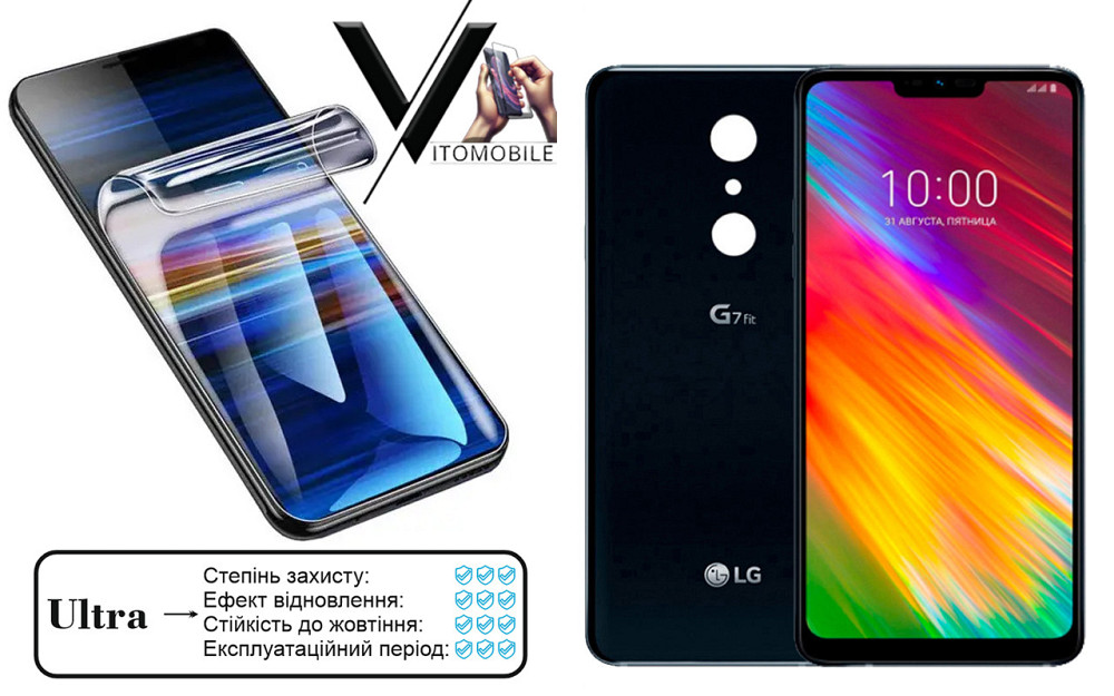 Полиуретановая пленка Ultra для LG G7 Fit – минимальная толщина, максимальная защита! Киев - изображение 1