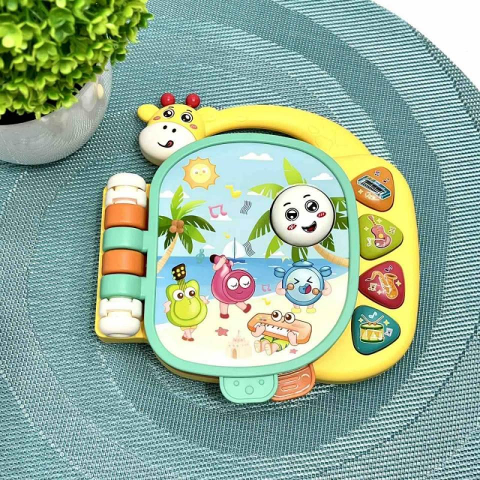 Книжка інтерактивна Музичний жираф світлові та звукові ефекти Жовта (855-154A) Чернігів - фото 8