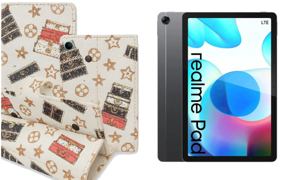 Книжка-трансформер для планшета Realme Pad 2, колір Black Lyi White Київ