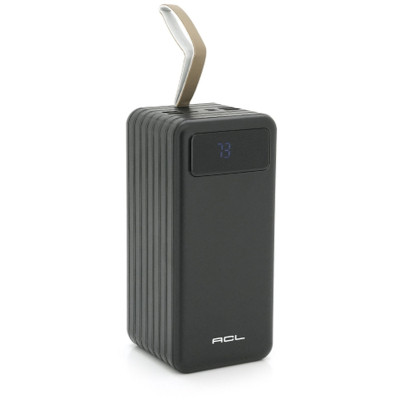 Батарея універсальна ACL 80000mAh, 4xUSB, 4 кабеля(USB/Micro/Type-C/Lighting), 1,4кг, Black (PW-94) Вінниця - фото 1