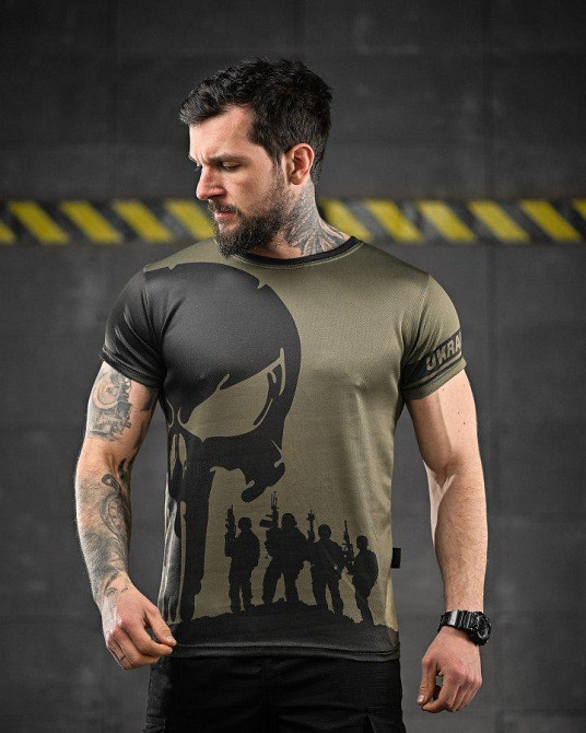 Тактическая потоотводящая футболка oblivion  Panisher soldiers ВН1105 Одесса - изображение 2