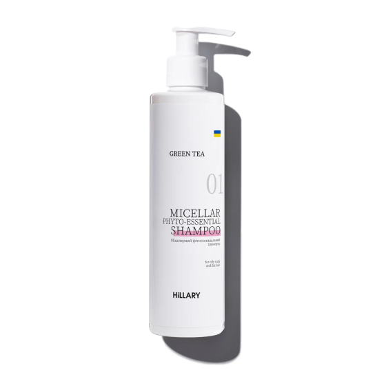 Мицеллярный фитоэссенциальный шампунь Green Tea Micellar Phyto-essential Shampoo Hillary 250 мл Киев