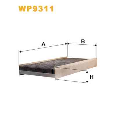 Фильтр салона Wixfiltron WP9311 Винница