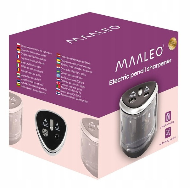 Подвійна електрична точилка зі змінними лезами Maaleo (26046) Нововолинськ - фото 7