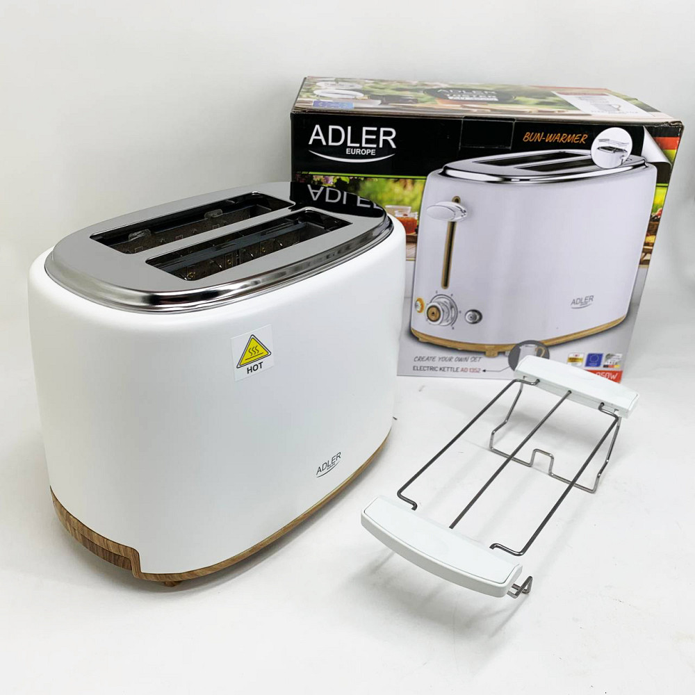 Тостер компактний, Тостер для смаження хліба, Тостер хороший в подарунок з лотком для крихт AM-59 Львів - фото 10