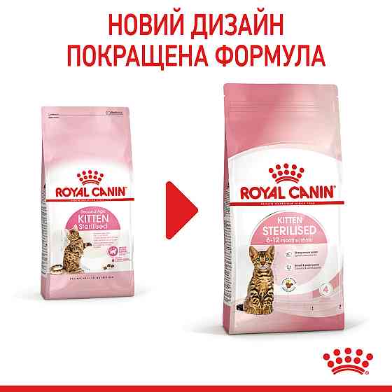 Корм для стерилизованных котят ROYAL CANIN KITTEN STERILISED 2.0 кг Киев