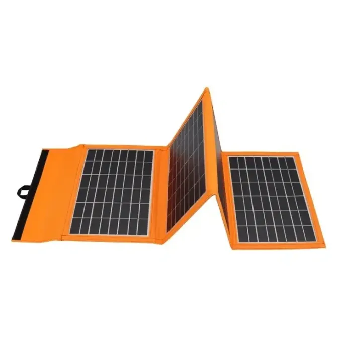 Складна сонячна панель 20W 22×18,5 см, портативна, з USB виходом для заряджання смартфонів та гаджет Київ - фото 2