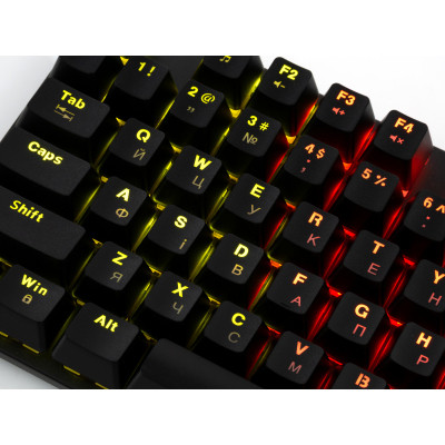 Клавіатура Vinga KBGM-101 LED Red Switch USB Black (KBGM-101 Black) Вінниця - фото 9