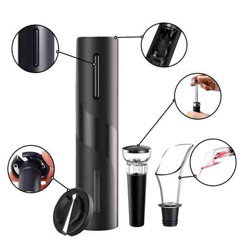 Штопор электрический для вина 4в1, нож для фольги, пробка, аэратор Вінниця