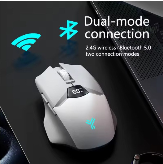 Мишка Бездротова Ігрова SX01 600 мАг Bluetooth DPI для Пк і ноутбуків Біла Запоріжжя - фото 6
