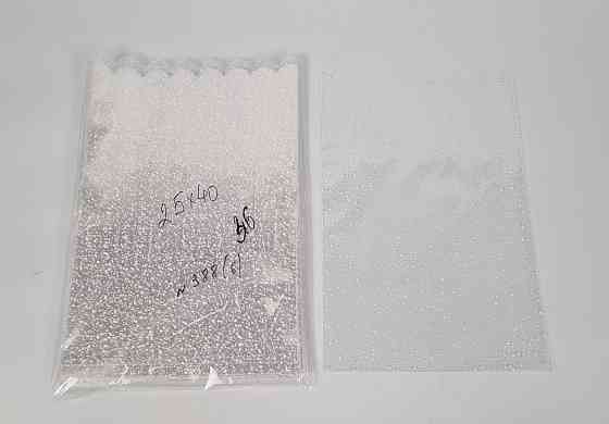 Пакет із малюнком для пакування подарунків (25*40) No388 (6) (ажурний) "Капелька" (100 шт.) Харків