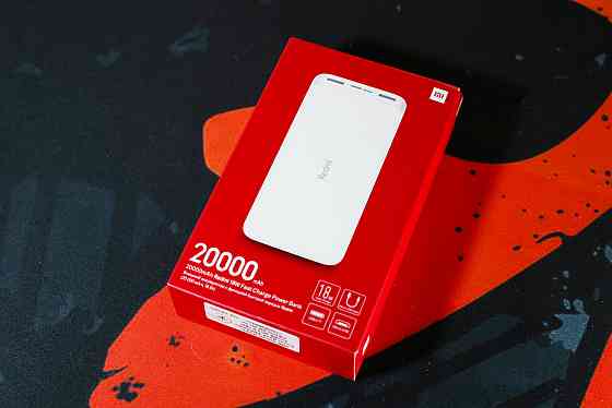 Внешний аккумулятор Xiaomi Redmi Power Bank 20000mAh 2x USB QC3.0 18W Киев
