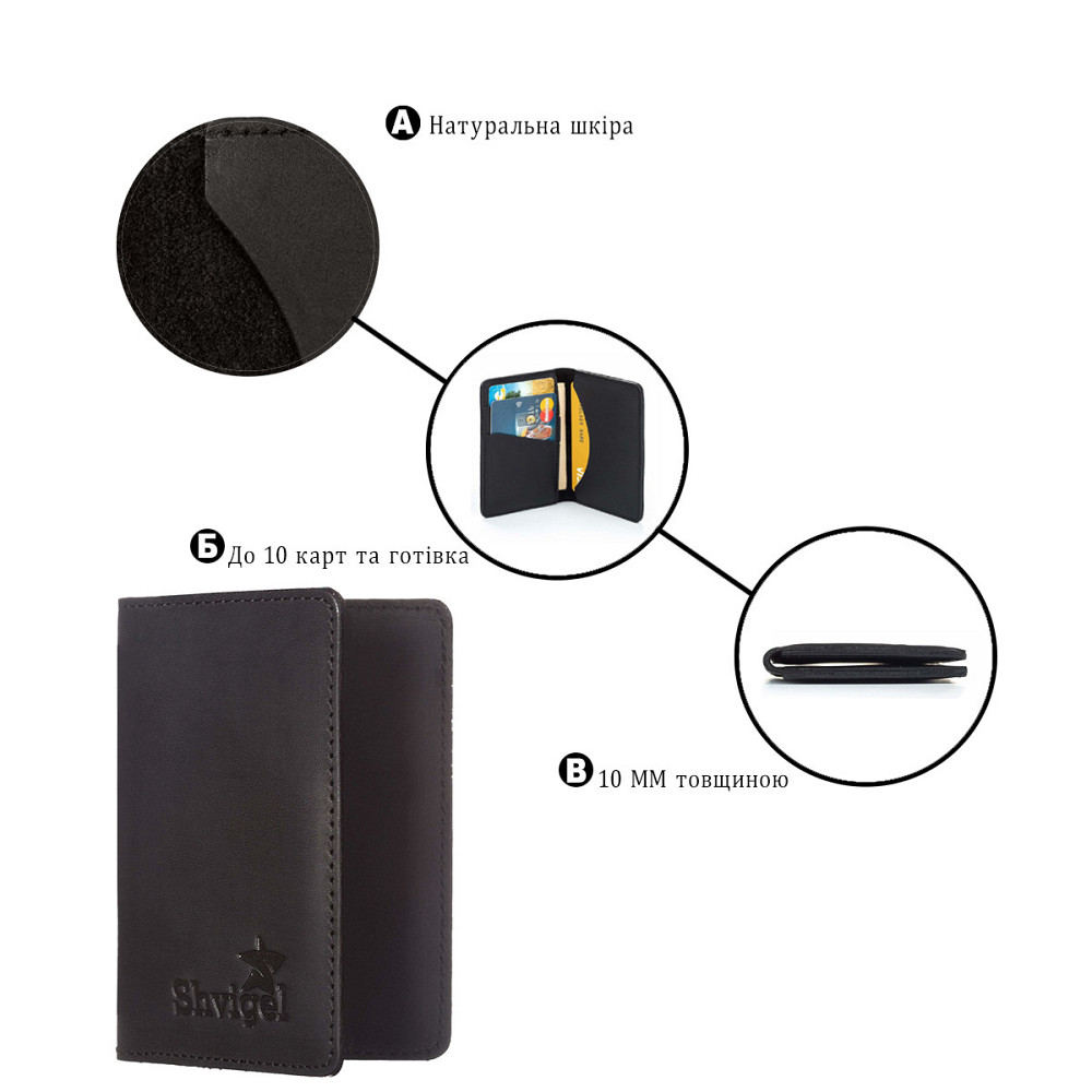 Кредитница SHVIGEL 00118 Чорна Київ - фото 7